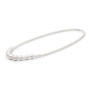 Colier perle naturale albe 58-59 cm si argint DiAmanti 222-59-G (Argint 925‰ 0,6 g.)